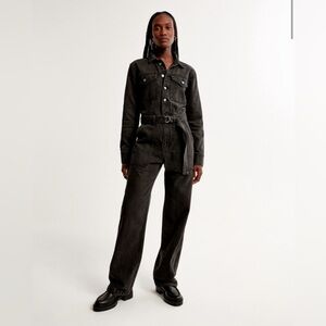 Abercrombie & Fitch Denim Jumpsuit